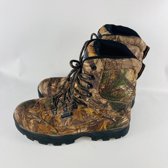 Itasca Insulated Waterproof Camouflage Thinsulate Men’s Size 13 Boot - Picture 2 of 8